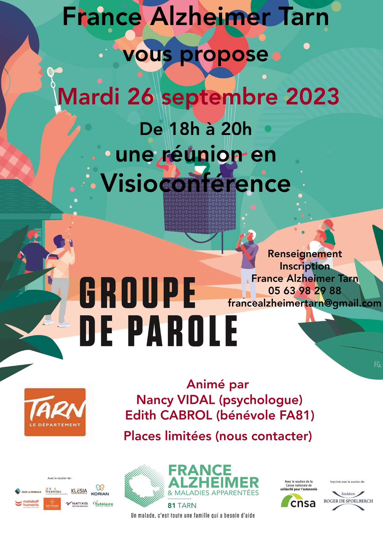 affiche France Alzheimer