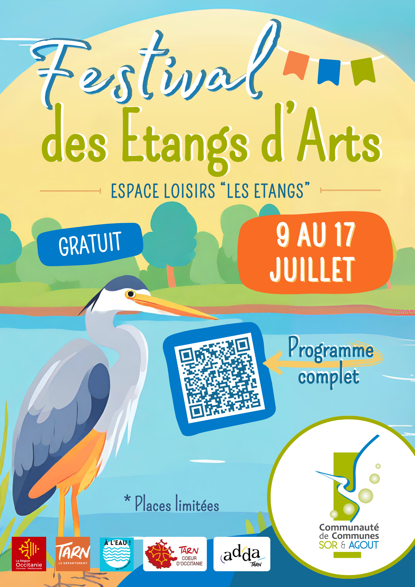 Affiche festival les Etangs d'Arts