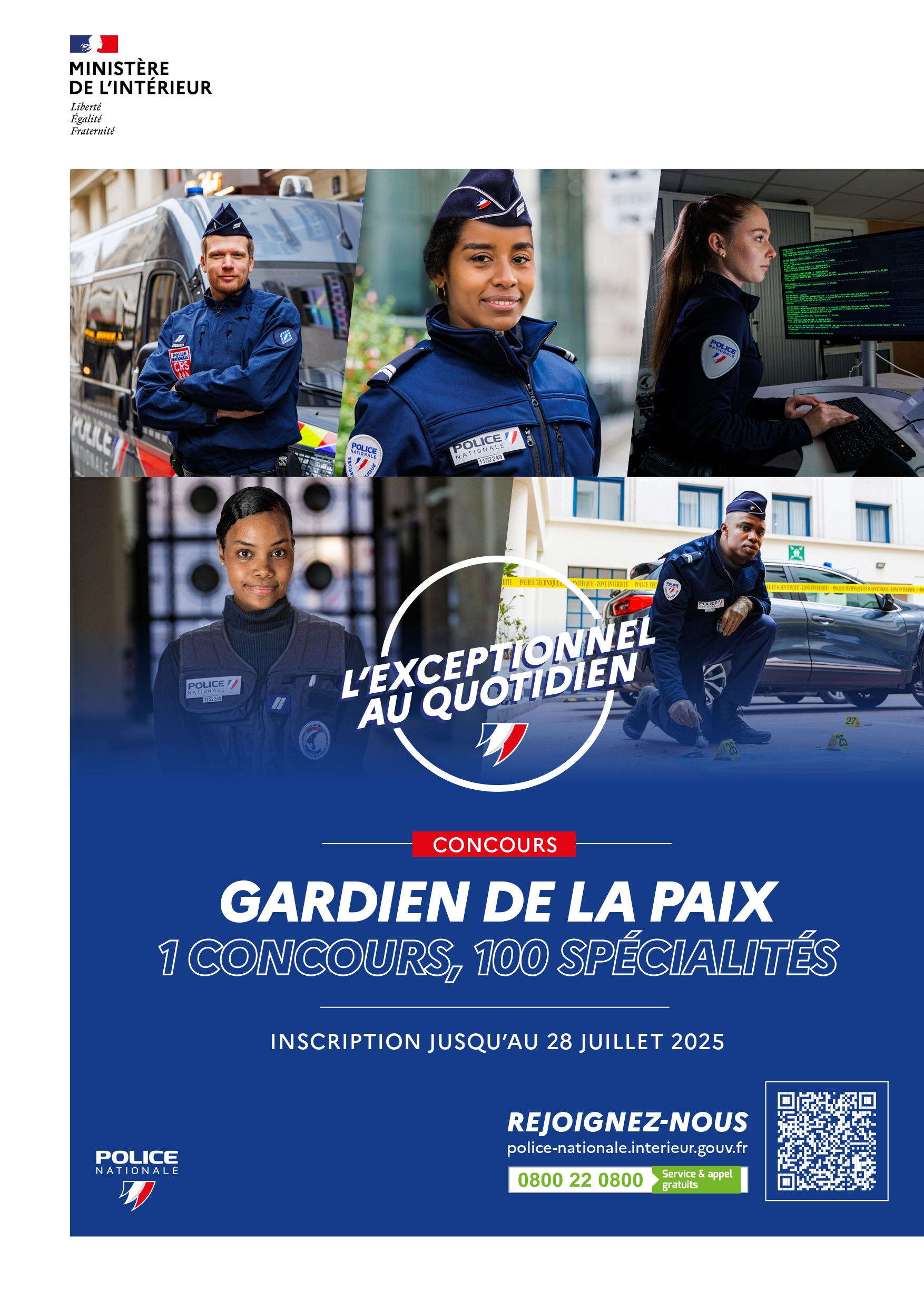 affiche gardien de la paix