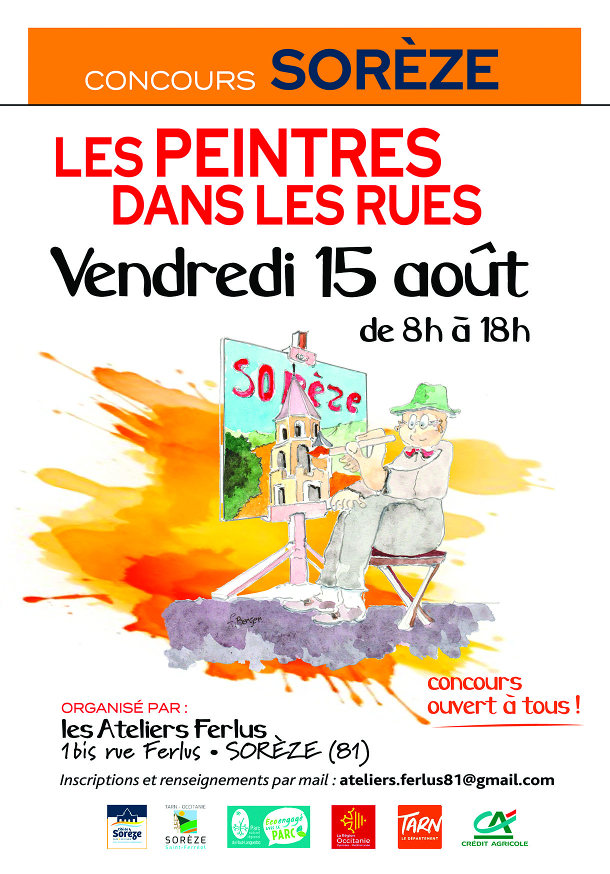 affiches les peintres dans les rues