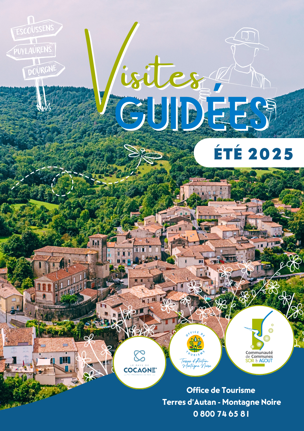 affiche CCSA visites guidées 2025