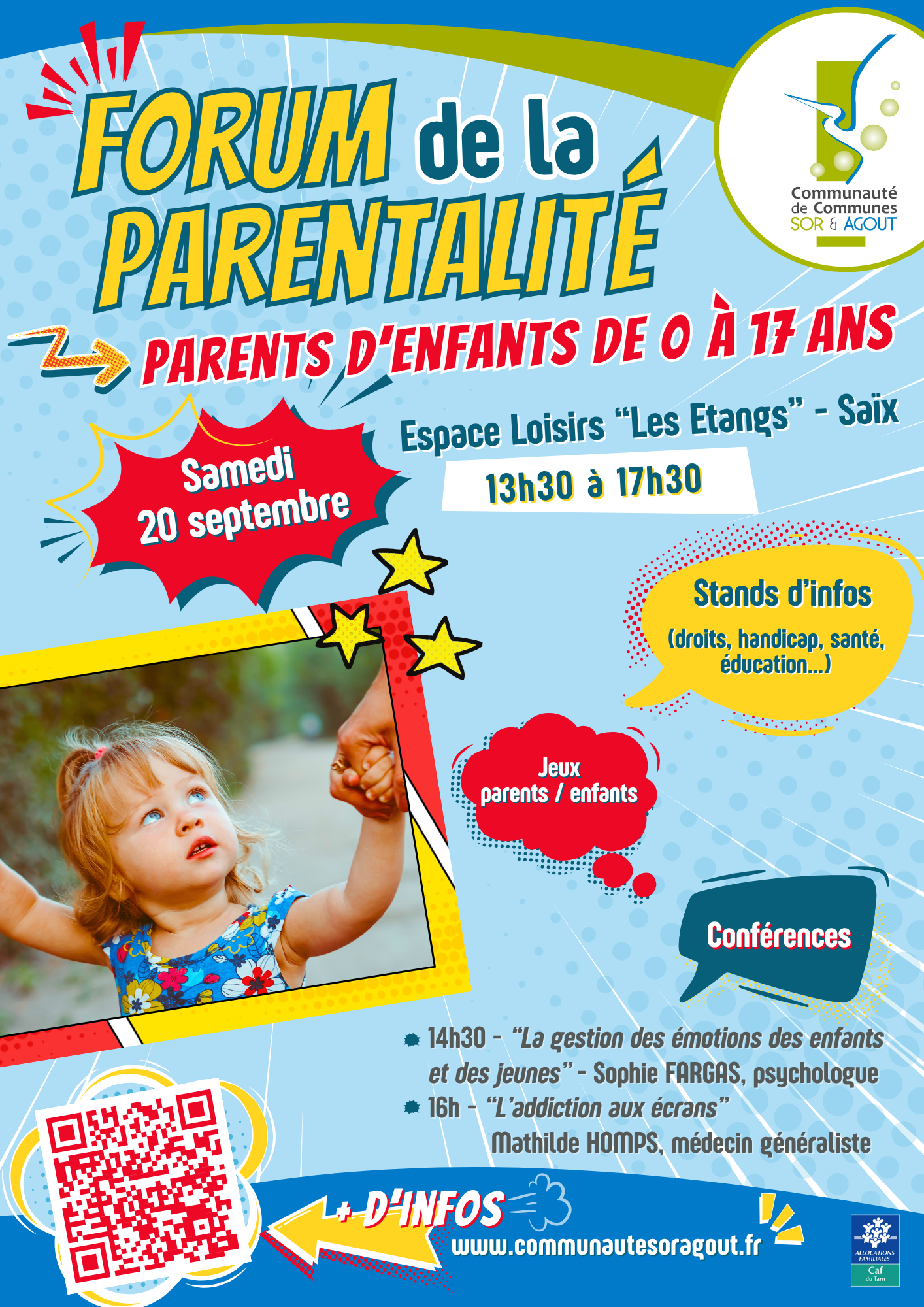 affiche forum de la parentalité