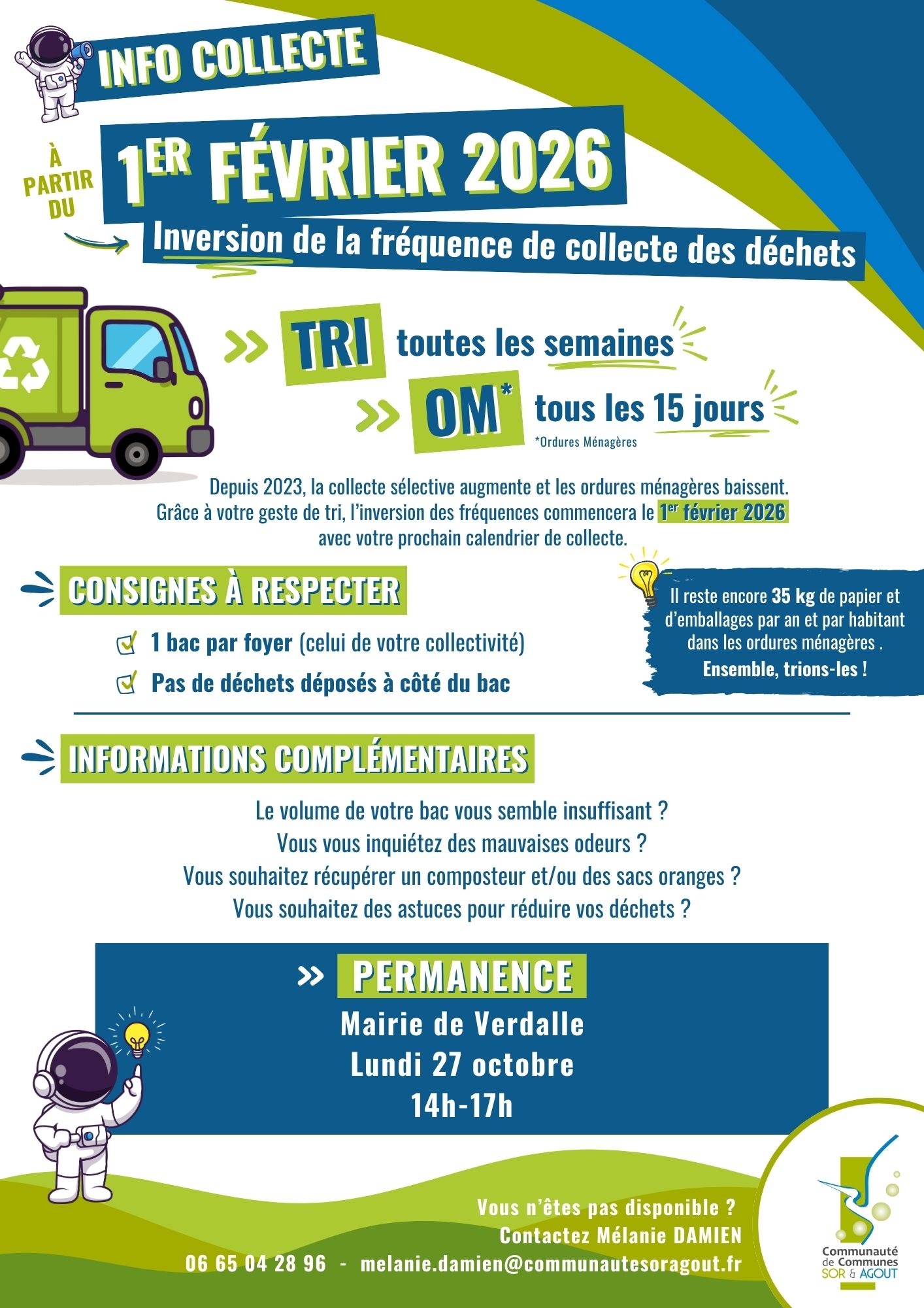 info-collecte-des-dechets-et-permanence-a-la-mairie-de-verdalle