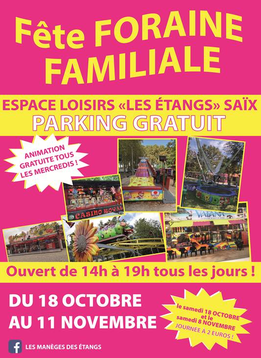fête-foraine-espace-loisirs-les-étangs-saïx