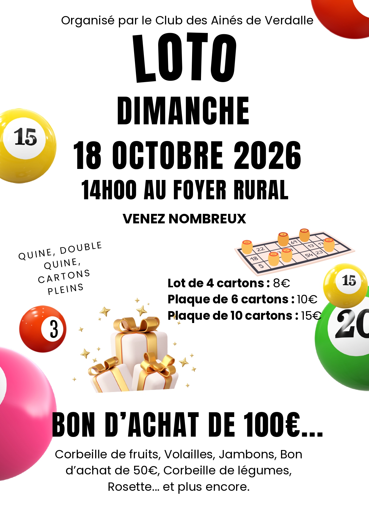 affiche loto