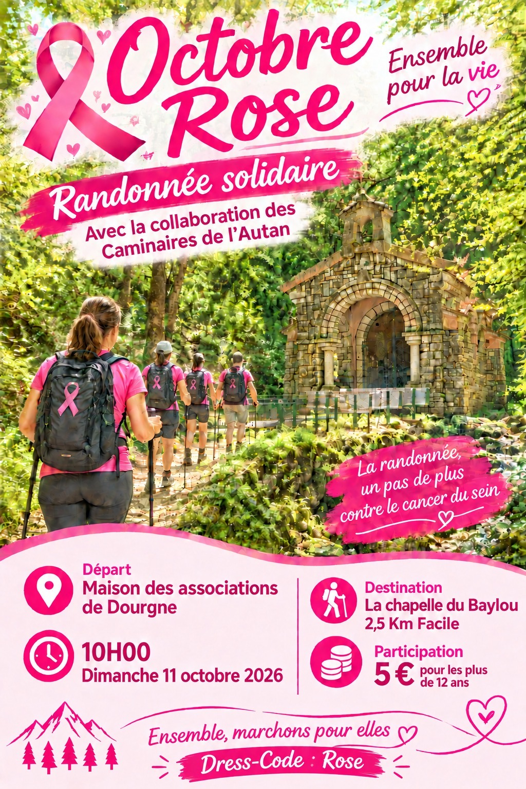 affiche octobre rose