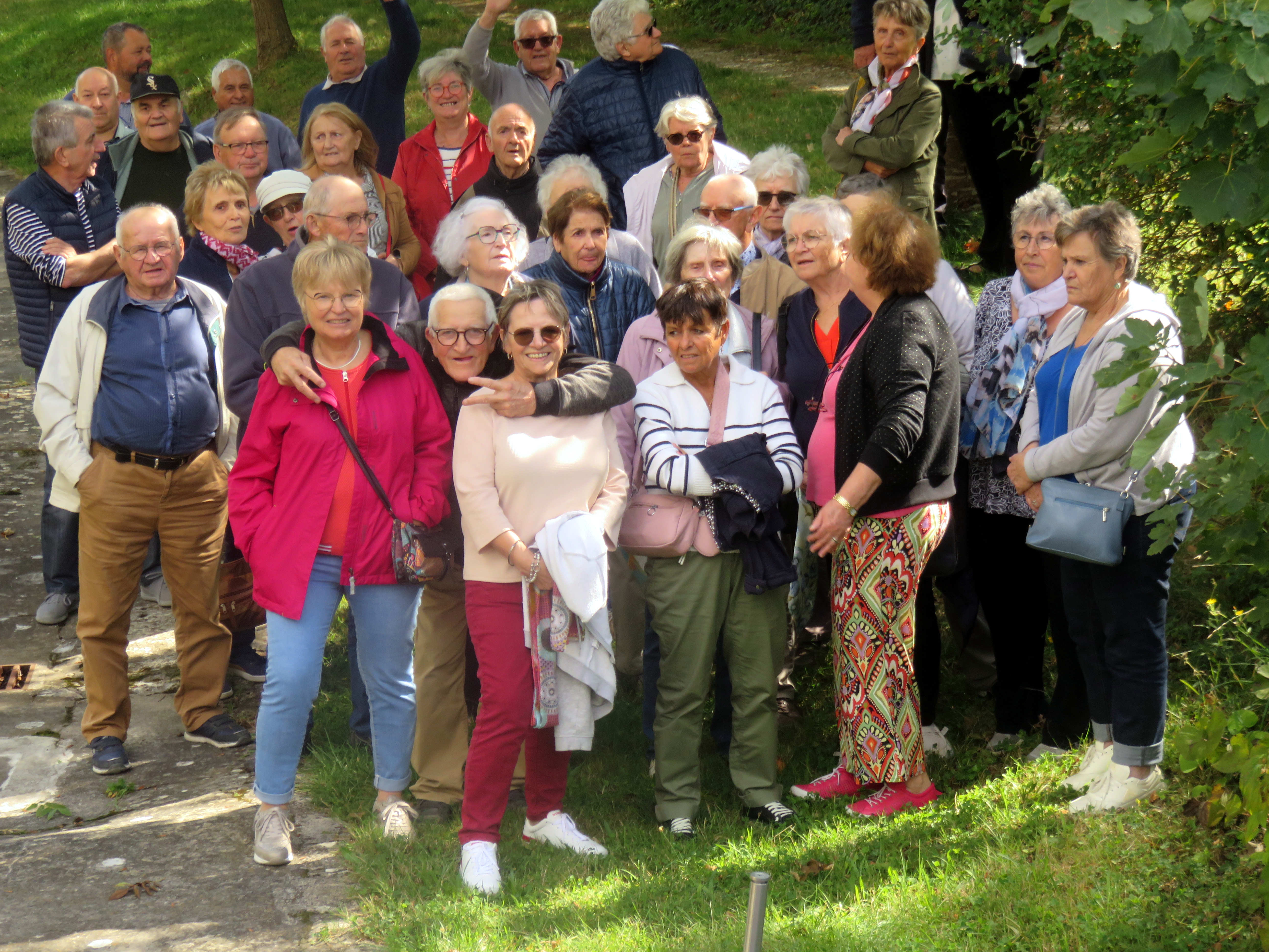 Le club des ainés lors d'une sortie