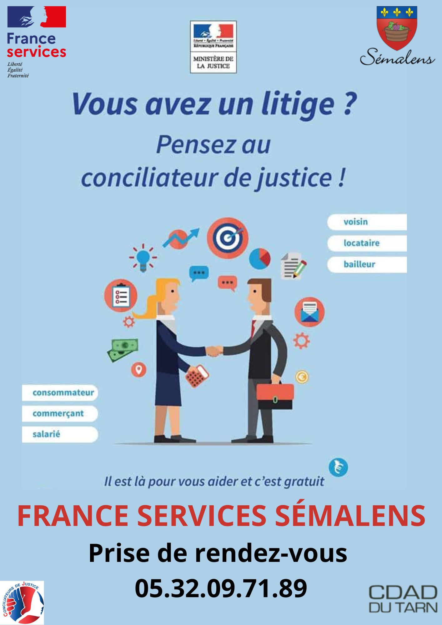 affiche conciliateur