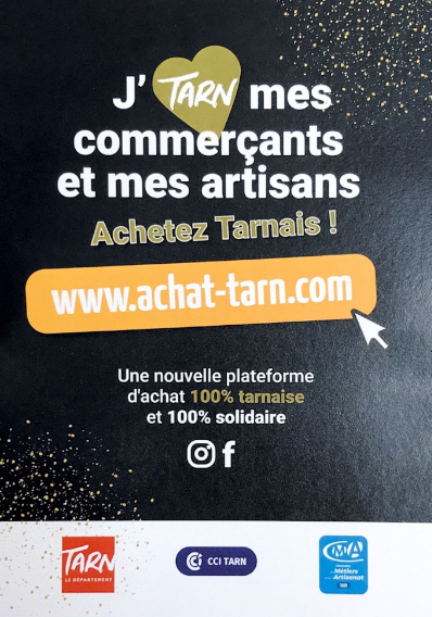 affiche commerces Tarn en ligne