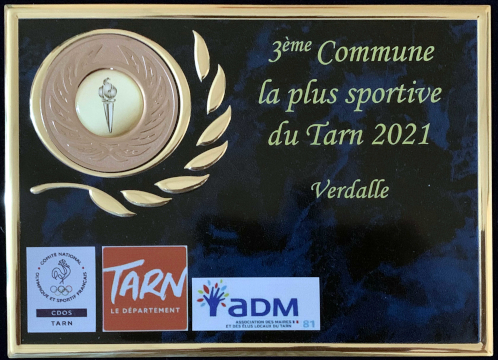 diplôme 3ème commune la plus sportive