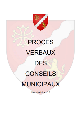 Procès Verbaux Verdalle Infos 6