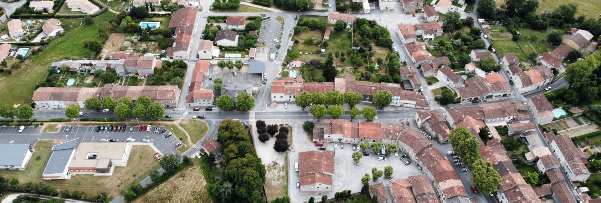 Verdalle vue aérienne