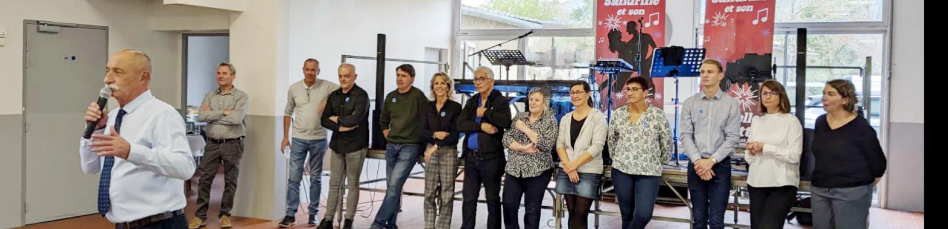 Monsieur le Maire et quelques adjoints