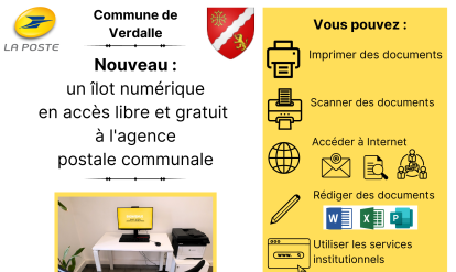 affiche ilot numérique 