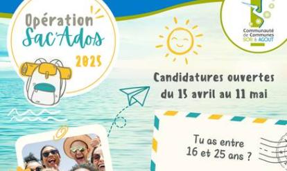 affiche opération sac'ados 2025