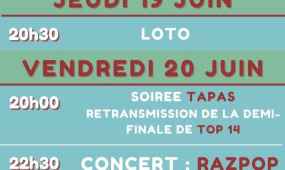 affiche fête de Verdalle