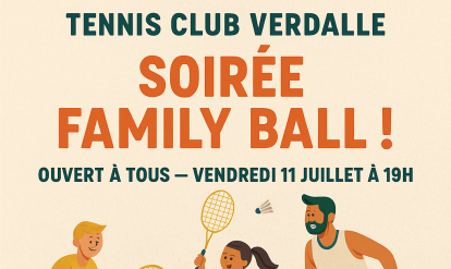 affiche soirée family ball
