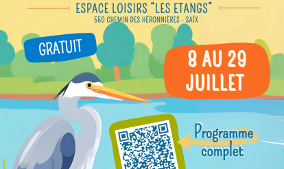 affiche présentant les dates du festival 2026 et donnant un QR code pour le programme