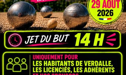 affiche du concours avec date et heure, conditions de participation