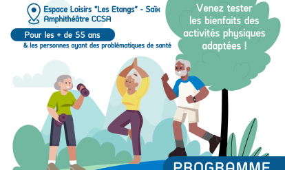 affiche et coordonnées sport santé