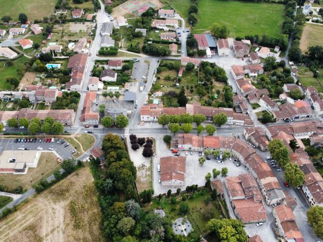 village vue du ciel