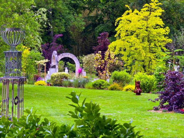 Jardin de l'Ange, Château de Verdalle